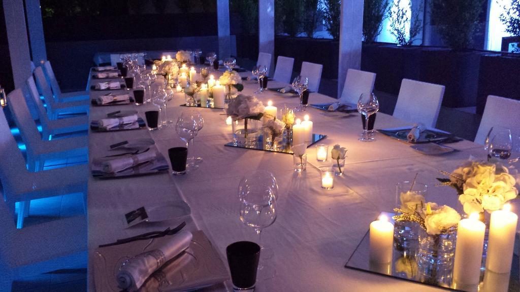 LHP Hotel Montecatini Palace&SPA Esterno foto A table set for a formal dinner